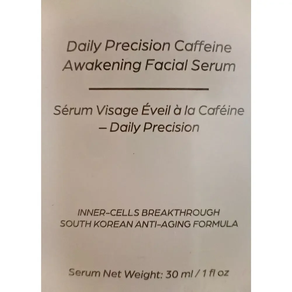 INNER-CELLS Daily Precision Caffeine Awakening Facial Serum - NEW